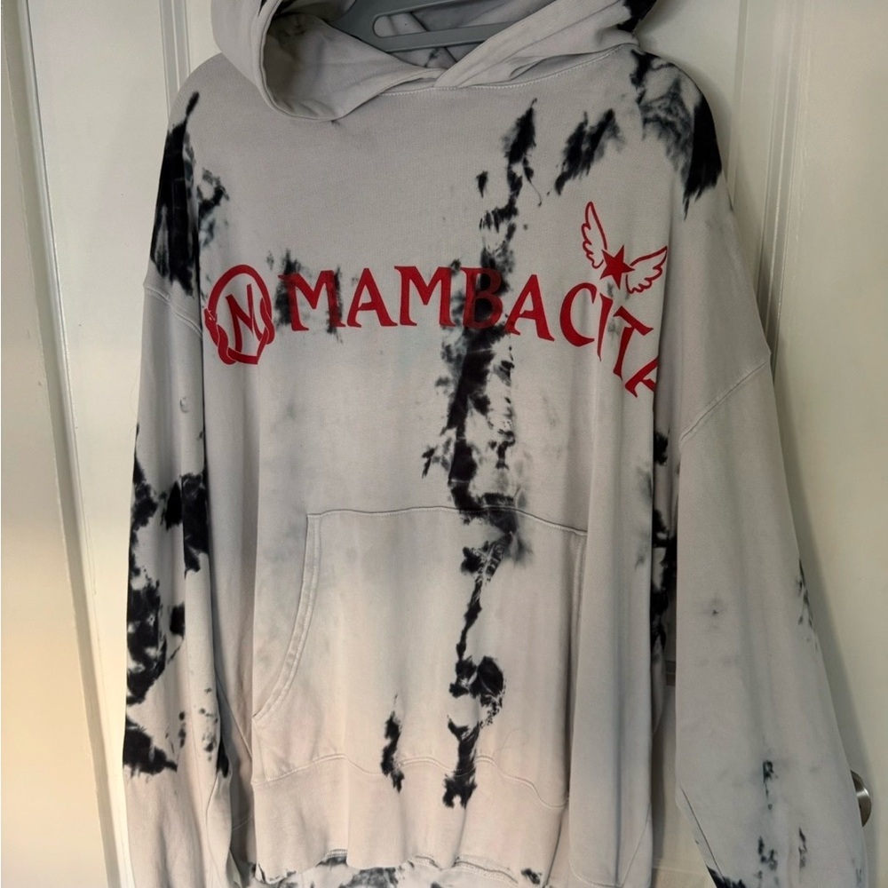 Mambacita x DANNJO Hoodie Black Tie Dye Unisex - Size L